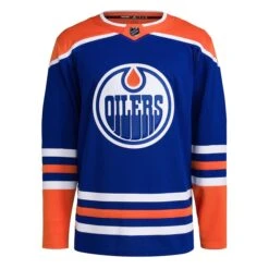 Edmonton Oilers Home Adidas PrimeGreen Senior Jersey