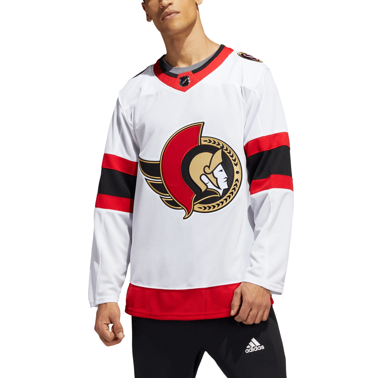 Ottawa Senators Away Adidas PrimeGreen Senior Jersey - Image 5