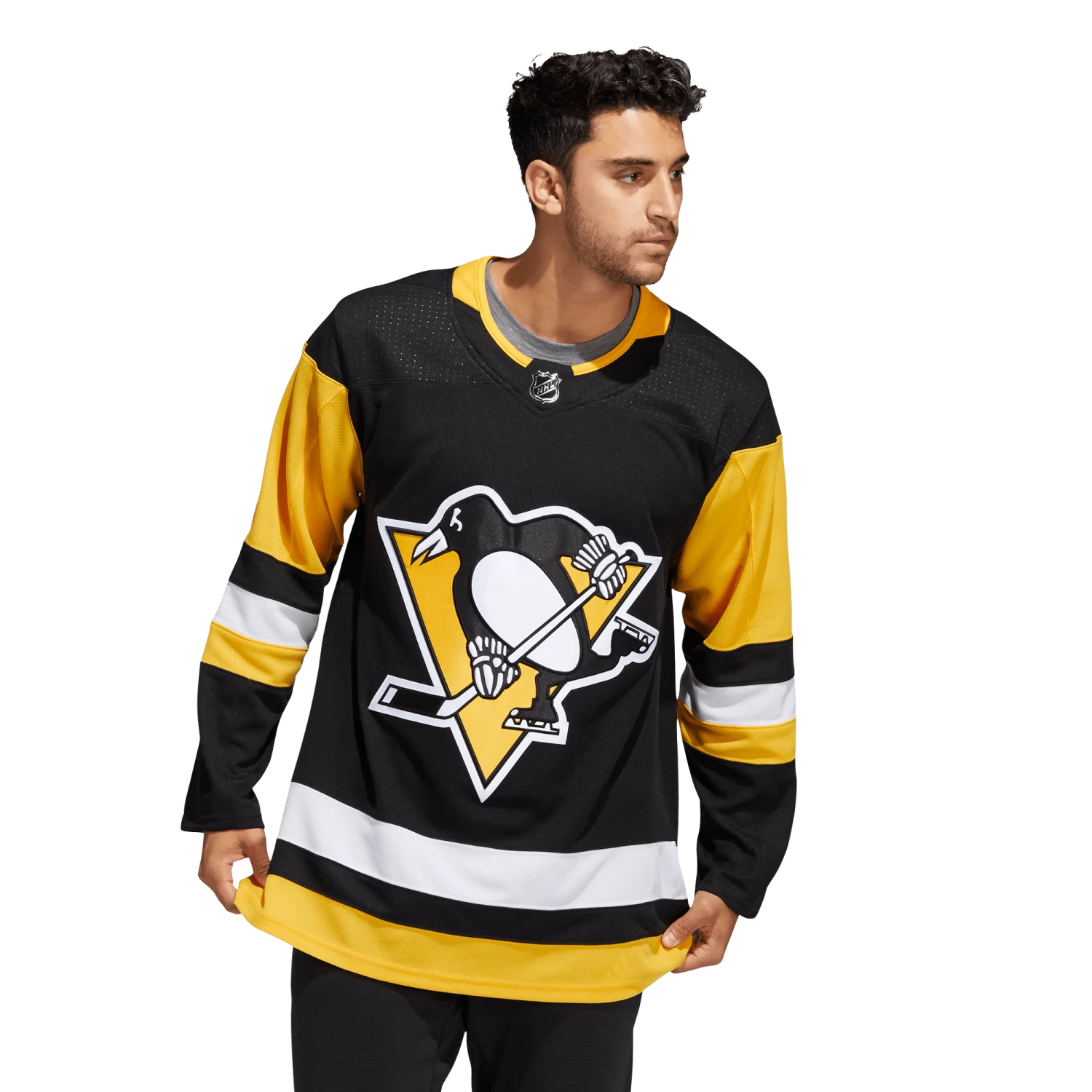 Pittsburgh Penguins Home Adidas PrimeGreen Senior Jersey - Image 2