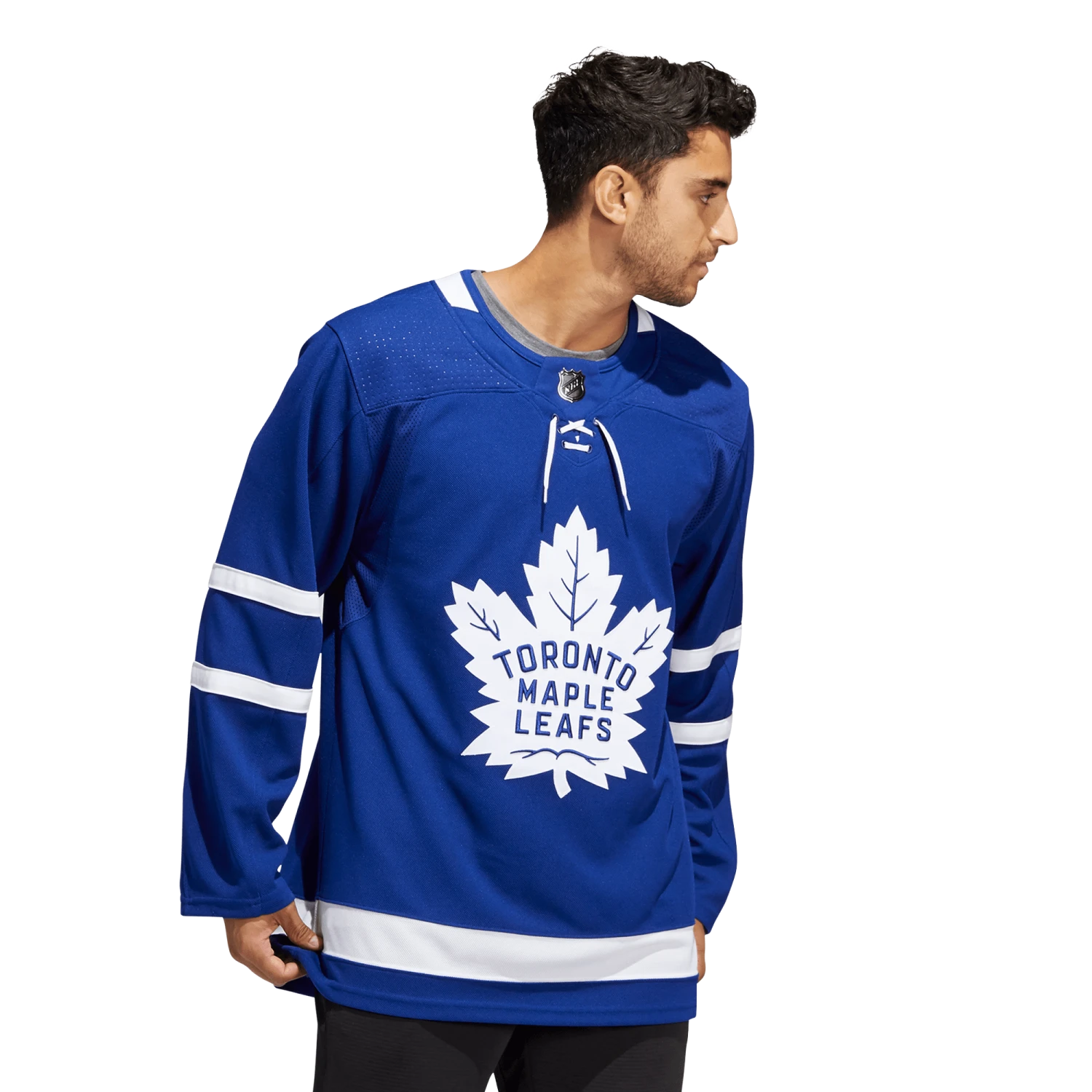 Toronto Maple Leafs Home Adidas PrimeGreen Senior Jersey - Image 3