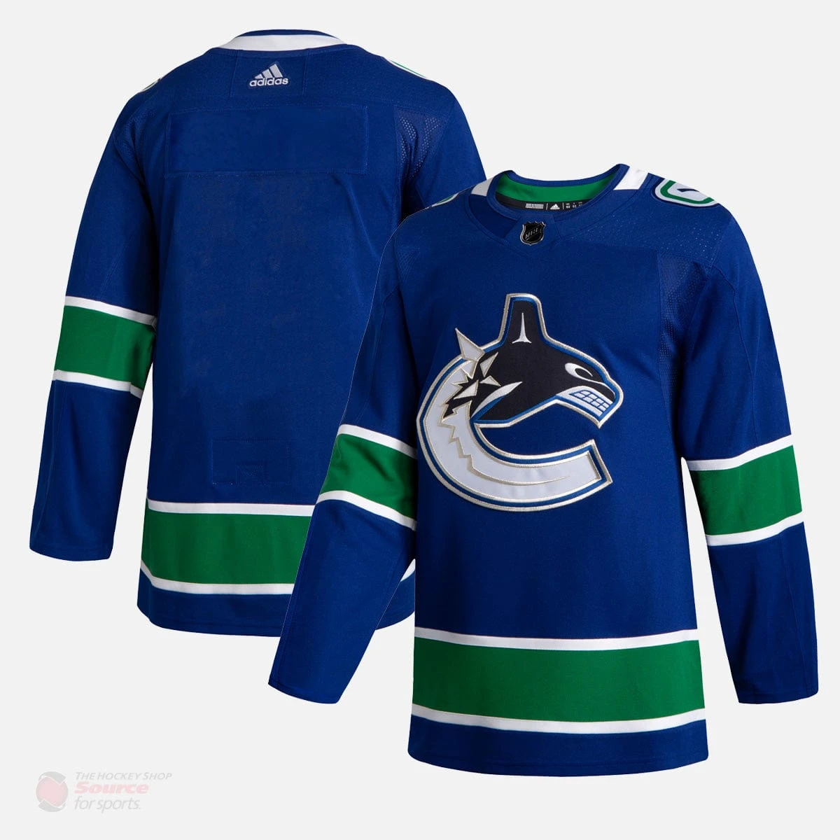 Vancouver Canucks Home Adidas Authentic Senior Jersey - Image 2