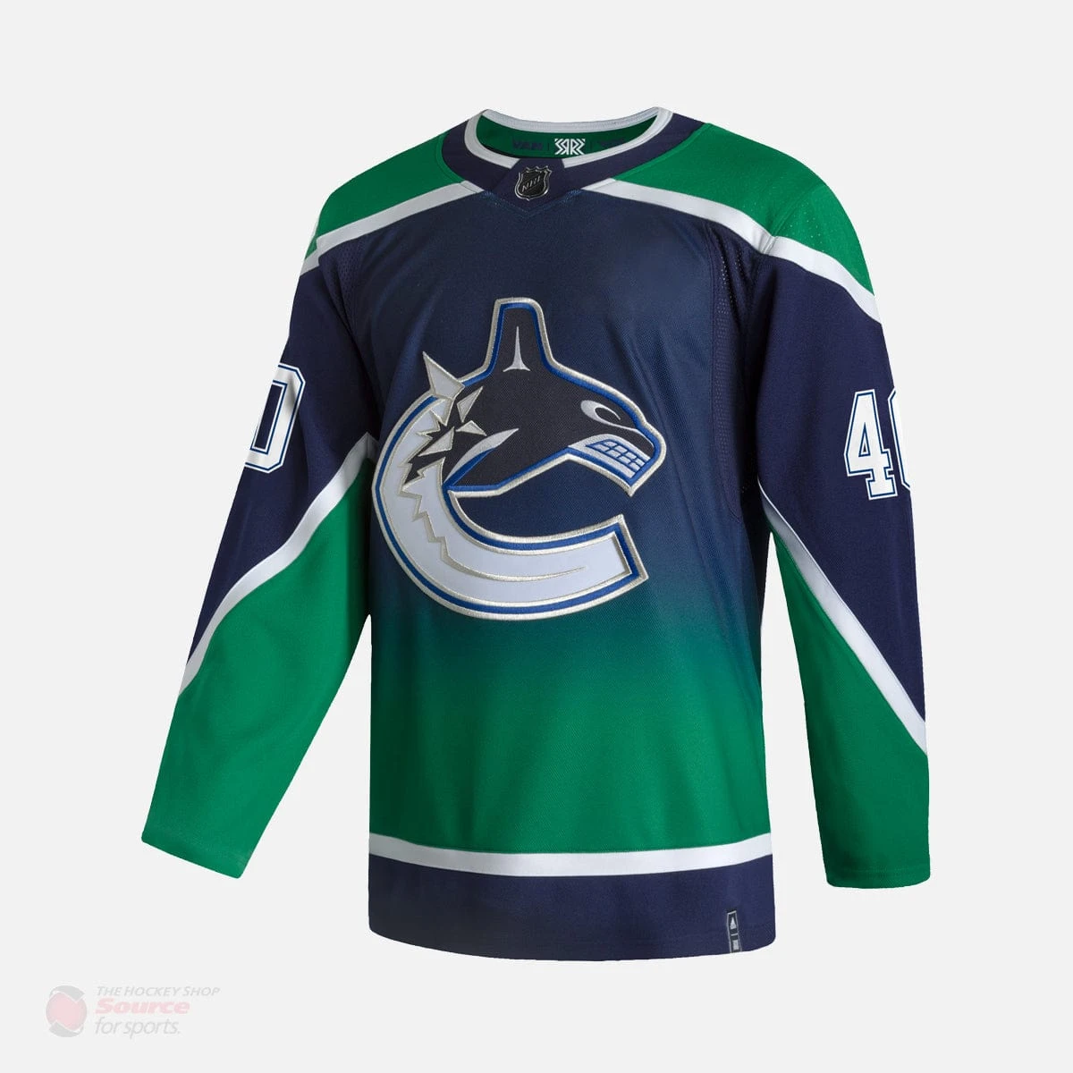 Vancouver Canucks Reverse Retro Adidas Authentic Senior Jersey - Elias Pettersson - Image 3