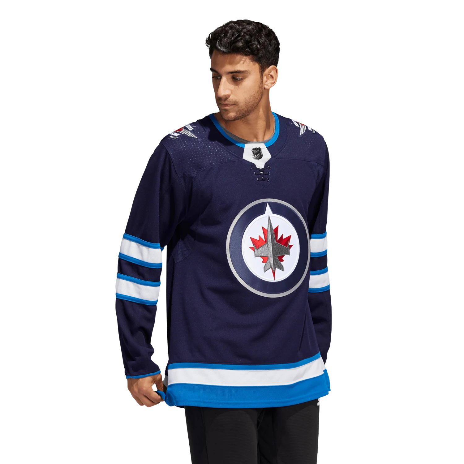Winnipeg Jets Home Adidas PrimeGreen Senior Jersey - Image 2
