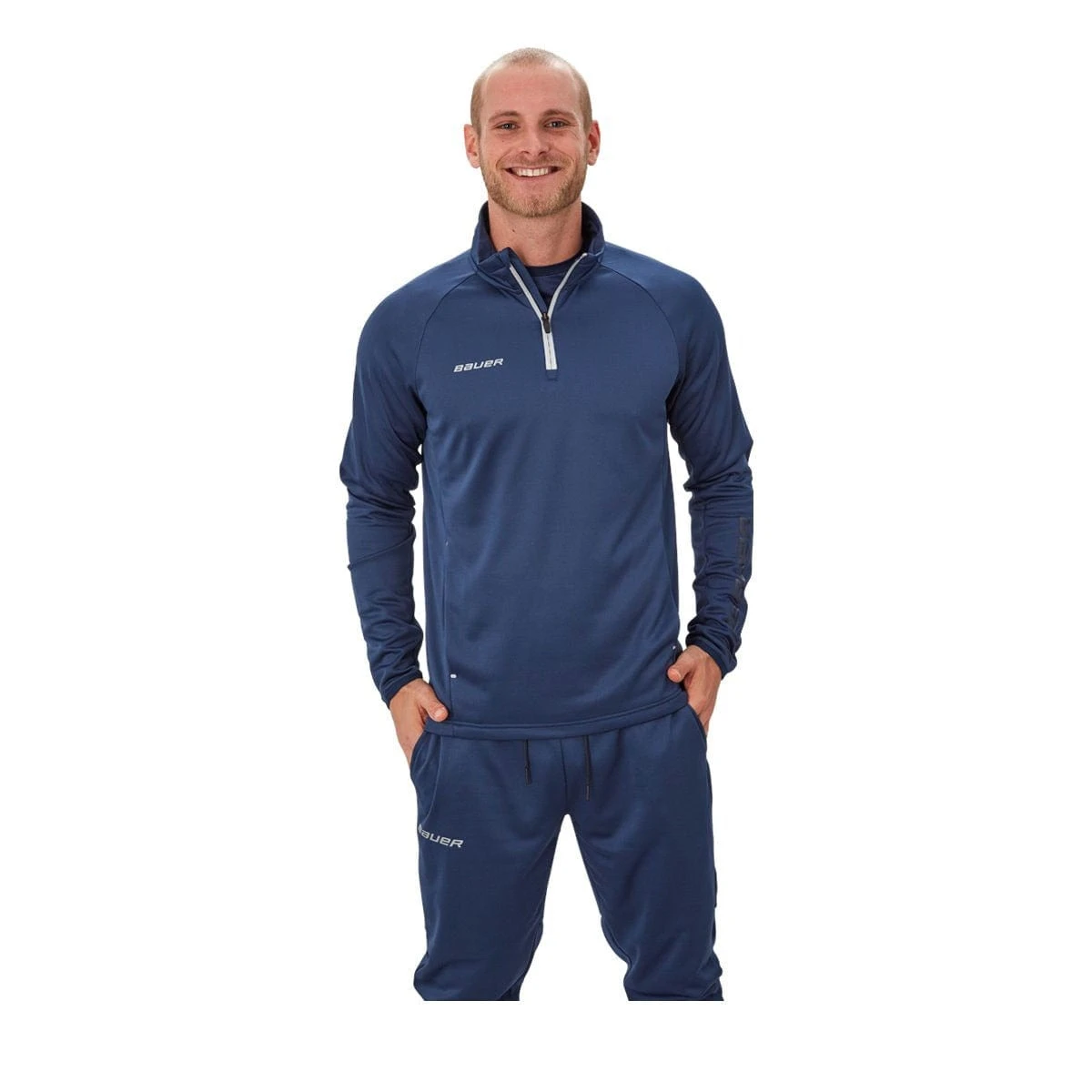 Bauer Vapor Fleece Junior 1/4 Zip Jacket - Image 2