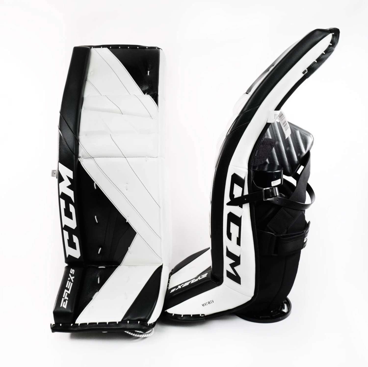 CCM Extreme Flex 5 Senior Goalie Leg Pads - "Pro" Stock - Cam Matwiv - Image 2