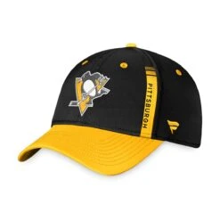 Pittsburgh Penguins Fanatics Authentic Pro Draft Flexfit Hat