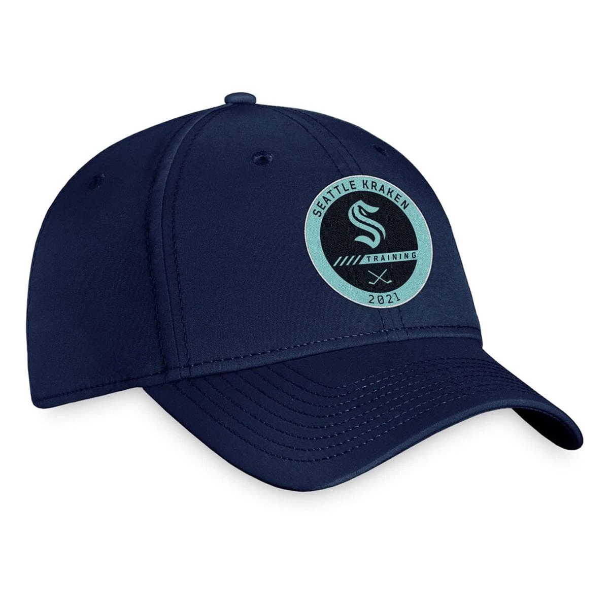 Seattle Kraken Fanatics Authentic Pro Training Camp Flexfit Hat - Image 3