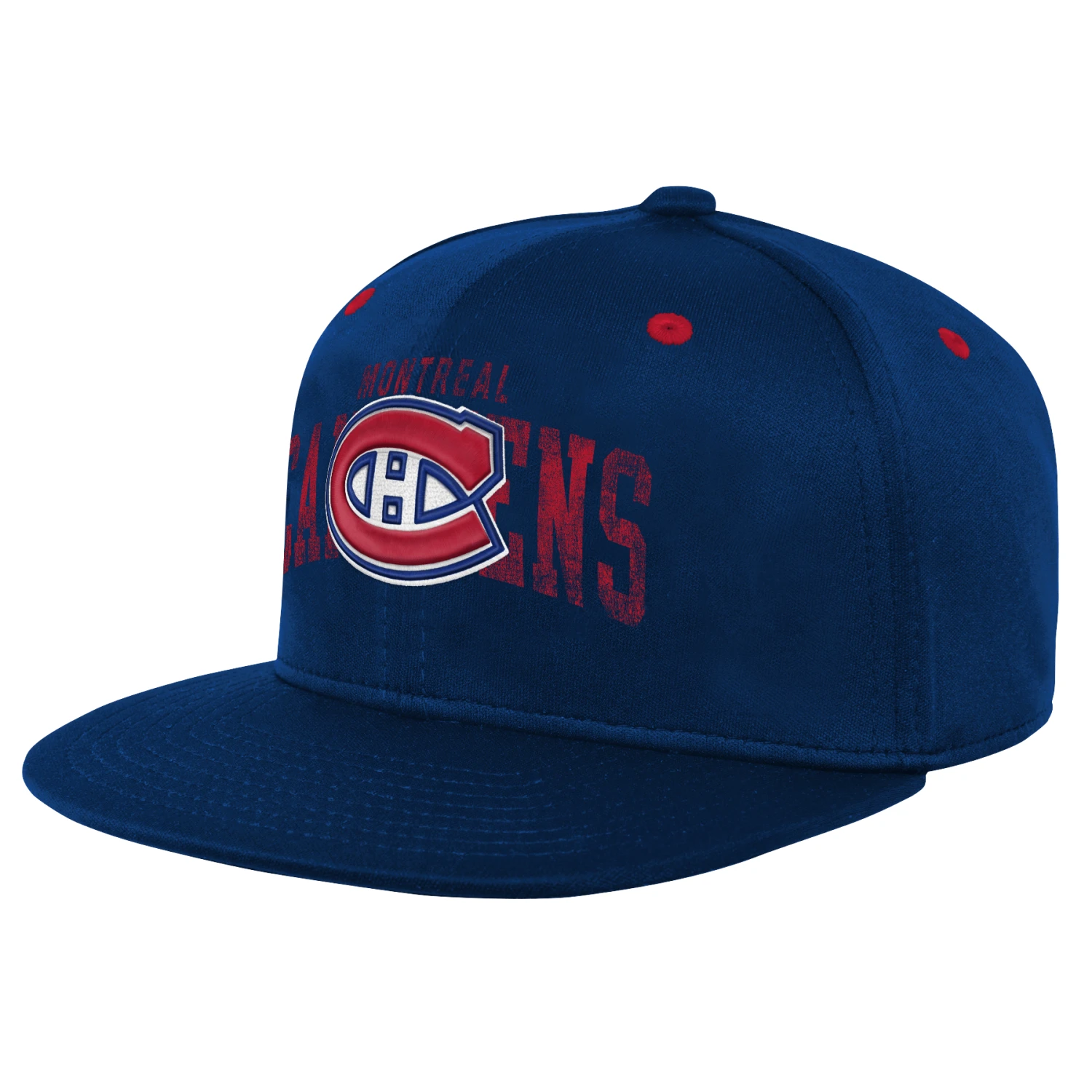 Montreal Canadiens Outer Stuff NHL Lifestyle Printed Flatbrim Adjustable Youth Hat