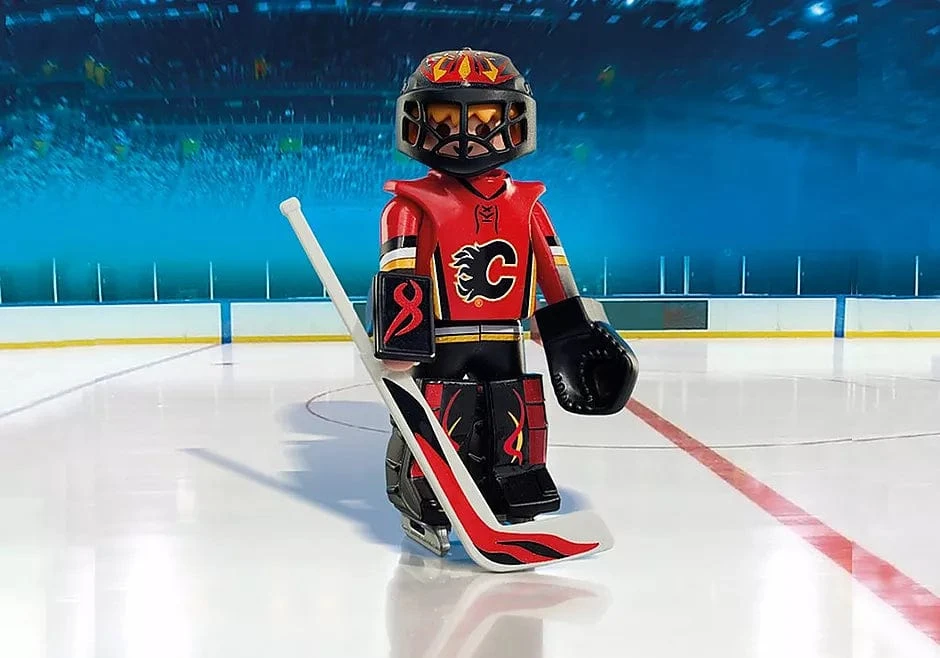 Playmobil NHL Hockey Goalie - Calgary - Image 2