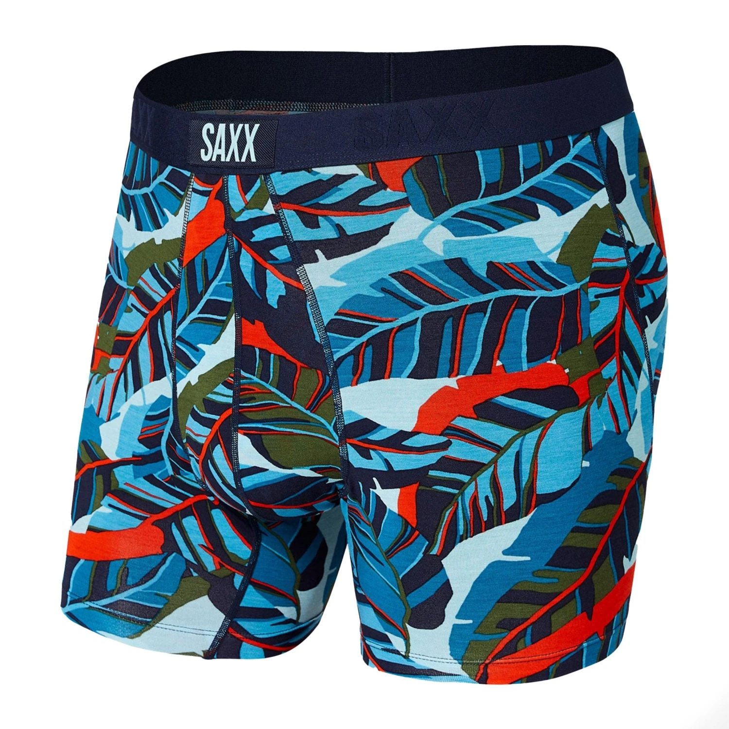 Saxx Vibe Boxers - Blue Pop Jungle