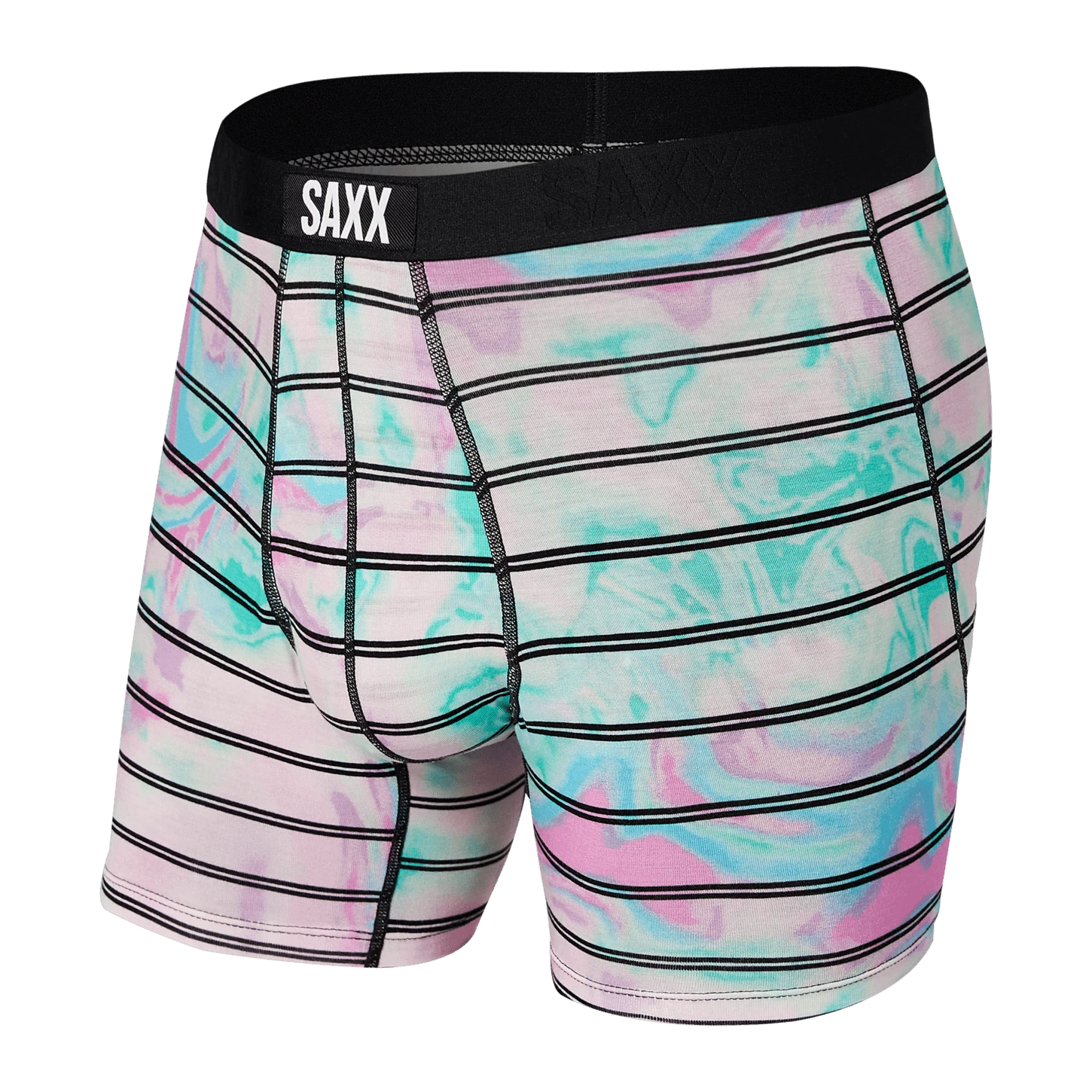 Saxx Vibe Boxers - Multi Vapor Stripe