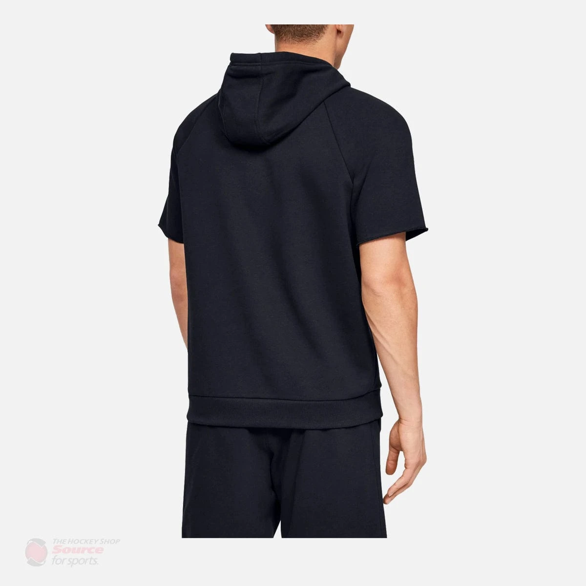 Under Armour Rival Fleece Logo Shortsleeve Pullover Mens Hoodie - Image 3